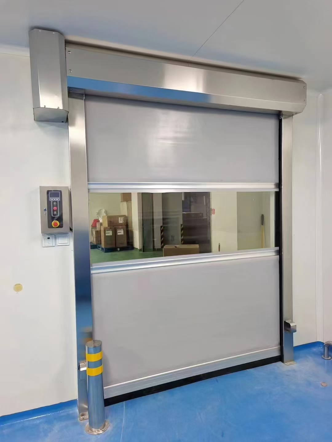 泰安快速门电机的限位怎么调试